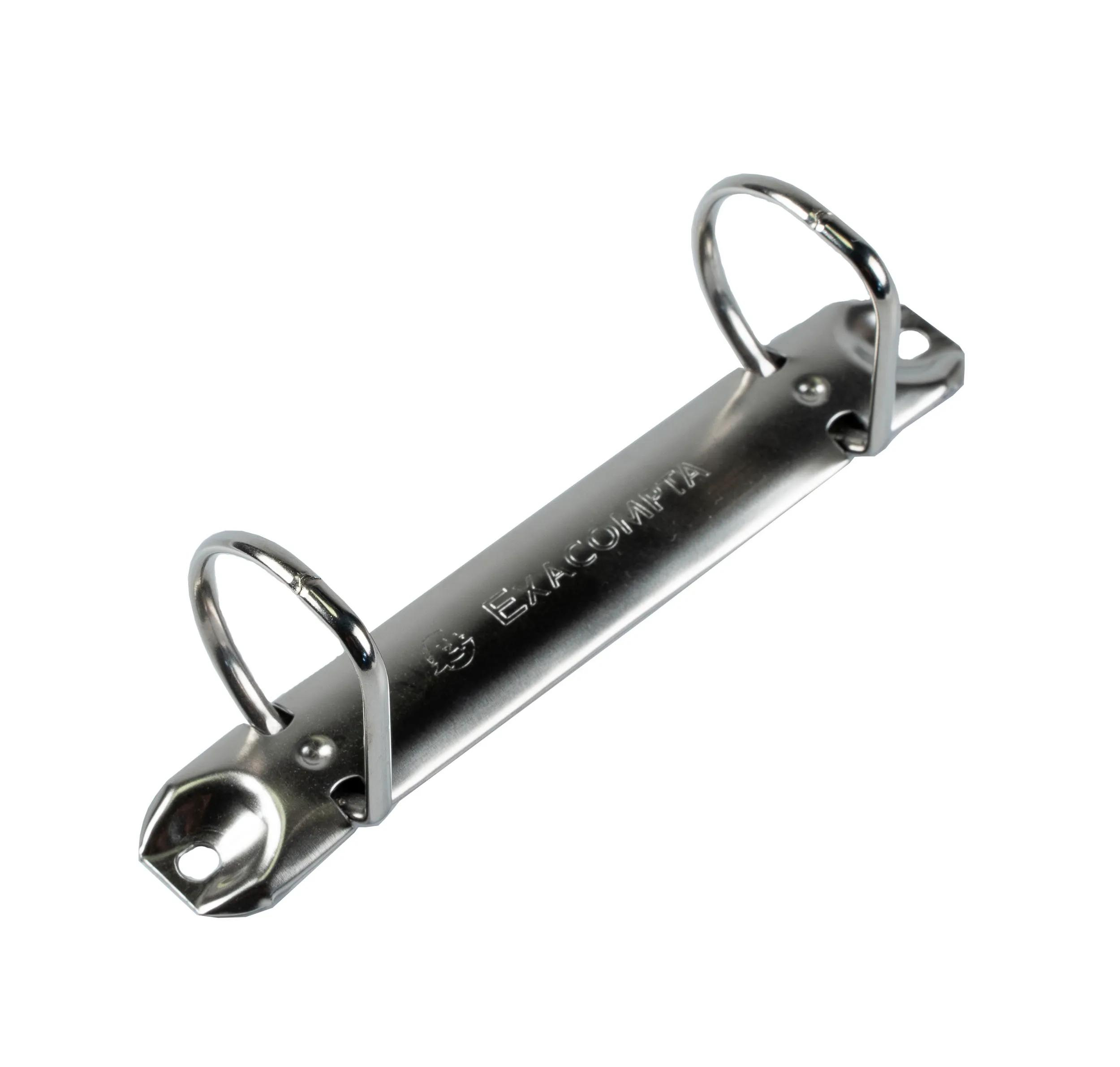 Metalowy mechanizm segregatora z dwoma pierścieniami.