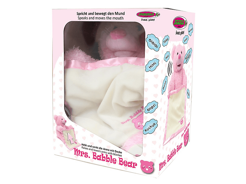 JAMARA Mrs. Babble Bear Plüschtier Pink | MediaMarkt