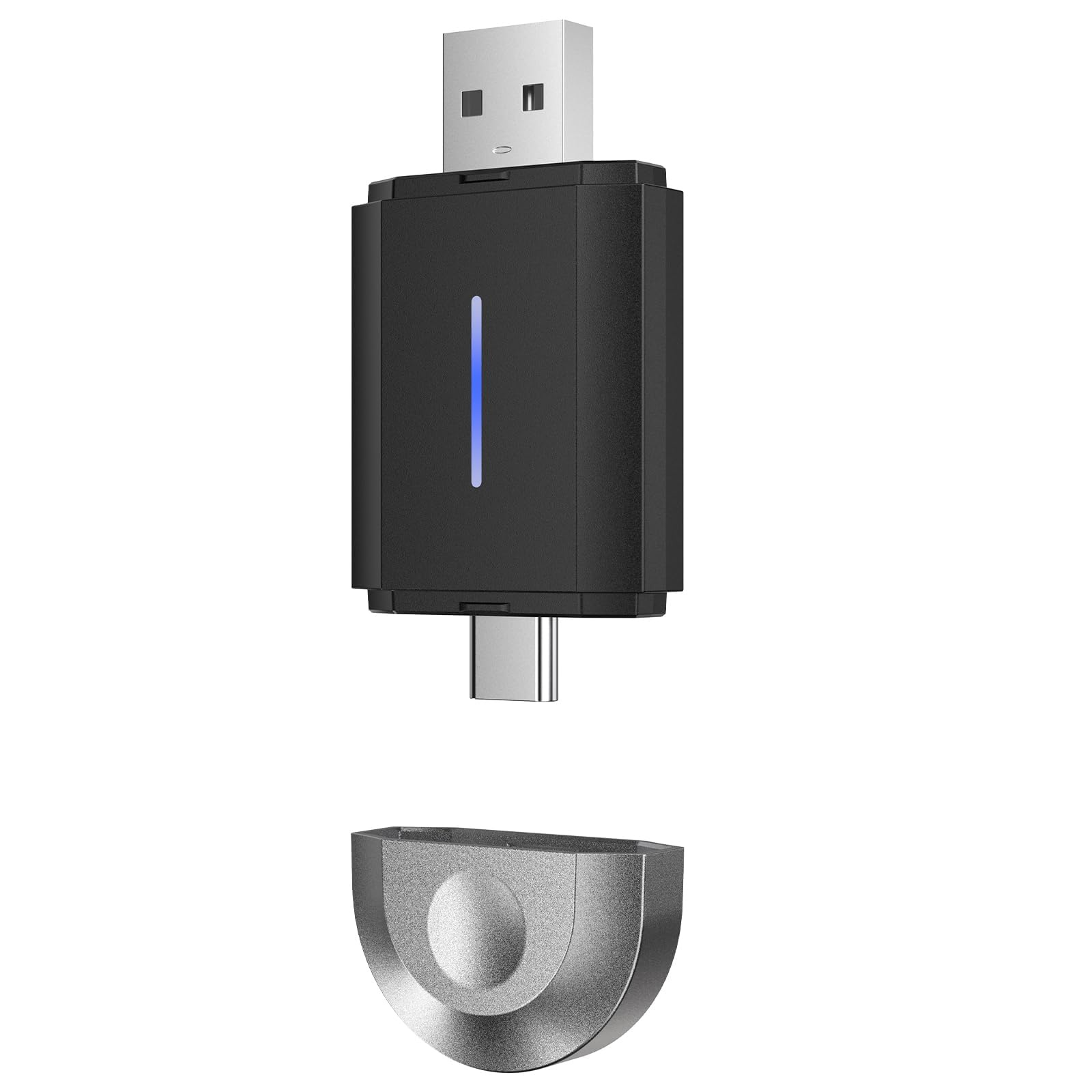 2-in-1 Wireless CarPlay & Android Auto Adapter - Kabellos Für Autos Ab 2015