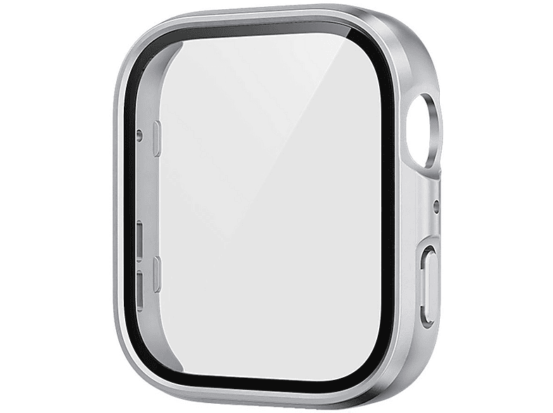 WIGENTO Kunststoff Design Hülle + H9 Hart Glas Watch Schutz Hülle (für Huawei Watch Fit 4)