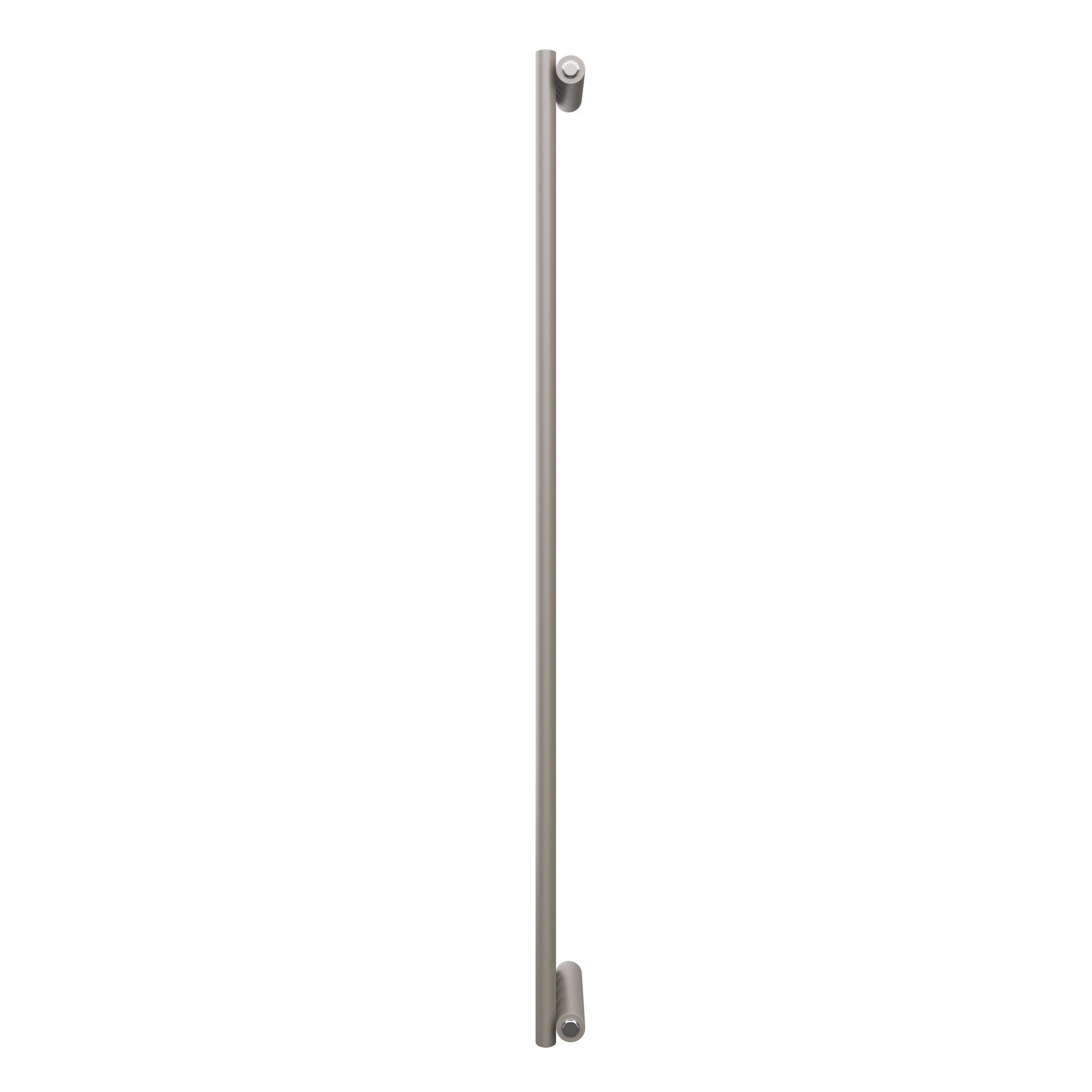 Un radiatore verticale con un singolo tubo.