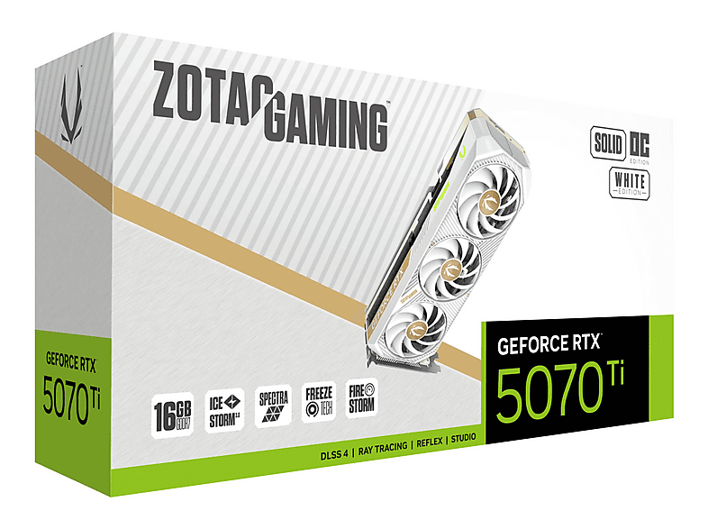 ZOTAC  GAMING GeForce RTX 5070 Ti SOLID CORE OC (NVIDIA, Grafikkarte)