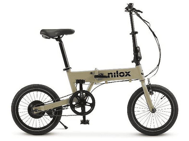 NILOX NXEBJ2 Citybike (Laufradgröße: 16 Zoll, Unisex-Rad, 216, Grau)
