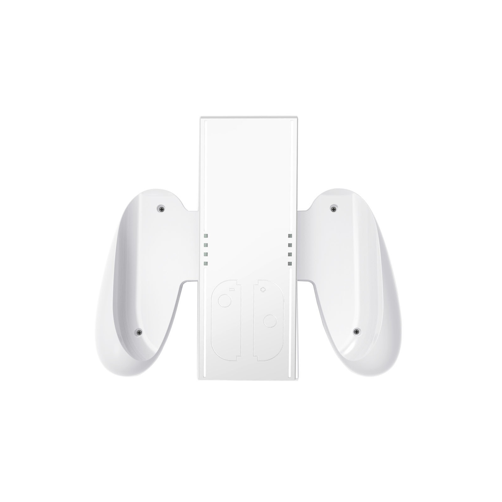 White Switch controller holder, viewed from above. The controller slots are visible.