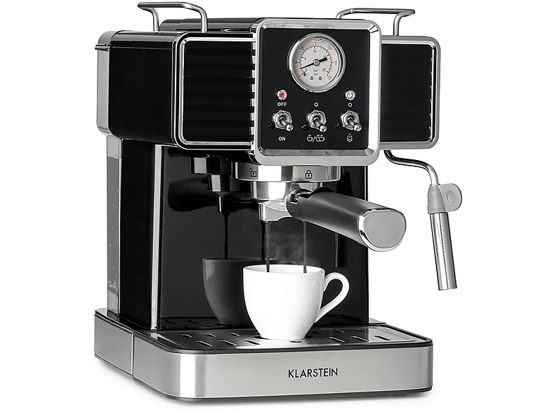 KLARSTEIN Gusto Classico Espressomaschine Schwarz