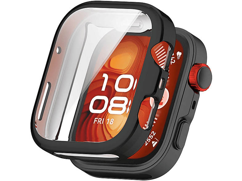 WIGENTO TPU Schutz Hülle Watch Schutz Hülle (für Huawei Watch Fit 4 Pro)