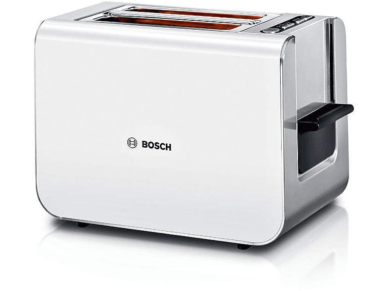 BOSCH TAT8611N Toaster Weiß (860 Watt, Schlitze: 2)
