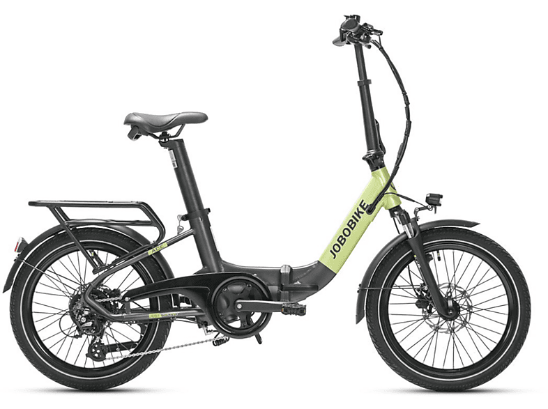 JOBOBIKE Ace Citybike (Laufradgröße: 20 Zoll, Unisex-Rad, 360 Wh, Grün)