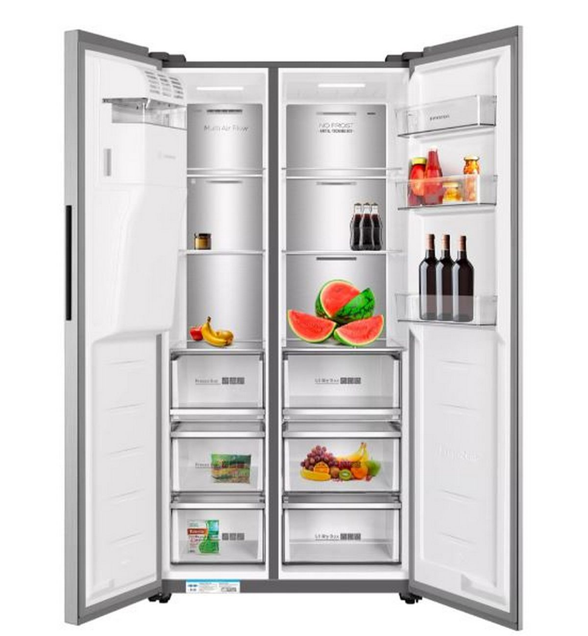 Frigorifico Americano | INFINITON SBS-591A85XEI, No Frost, No