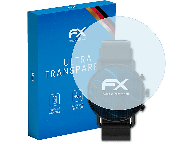ATFOLIX 3x FX-Clear Displayschutz (für Skagen Falster Gen 6)