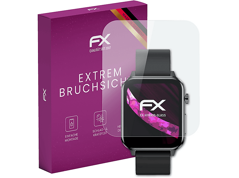 ATFOLIX FX-Hybrid-Glass Schutzglas (für Knauermann Pro Eckig)