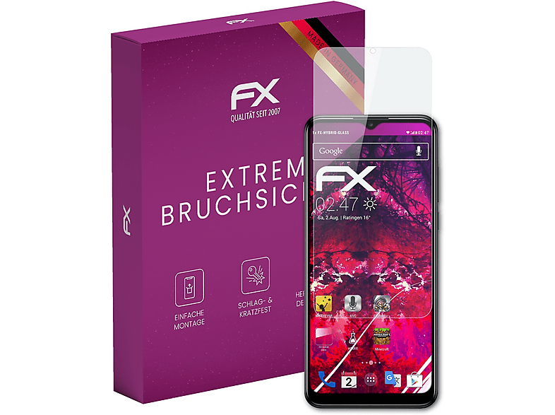 Protection écran Verre Trempé AtFoliX Pour IBasso DX320 - 9H, Anti-rayures, Installation Facile - 10