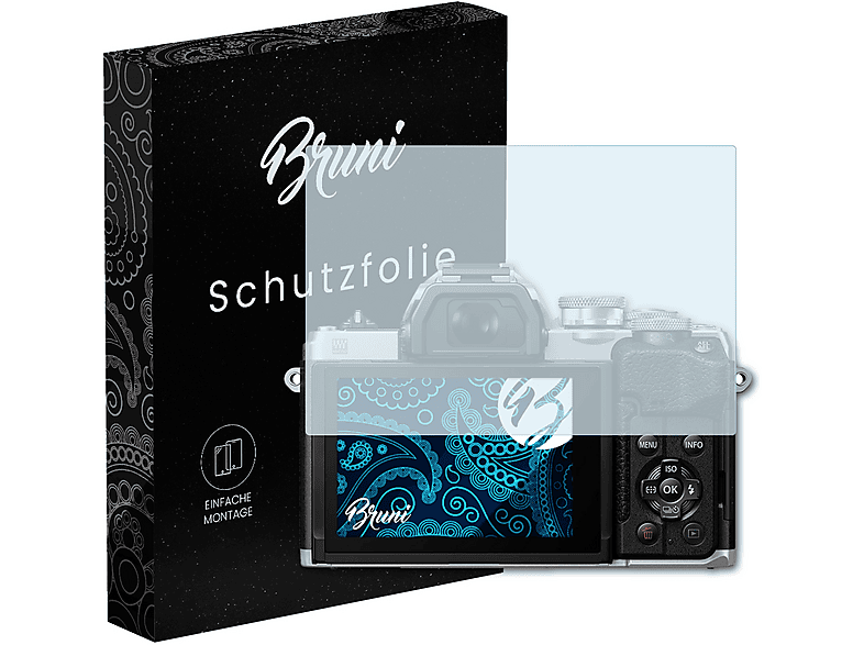 Bruni Schutzfolie Für Olympus E-M10 Mark II – 2x Displayschutz, Glasklar, Blasenfrei, Made In Germany