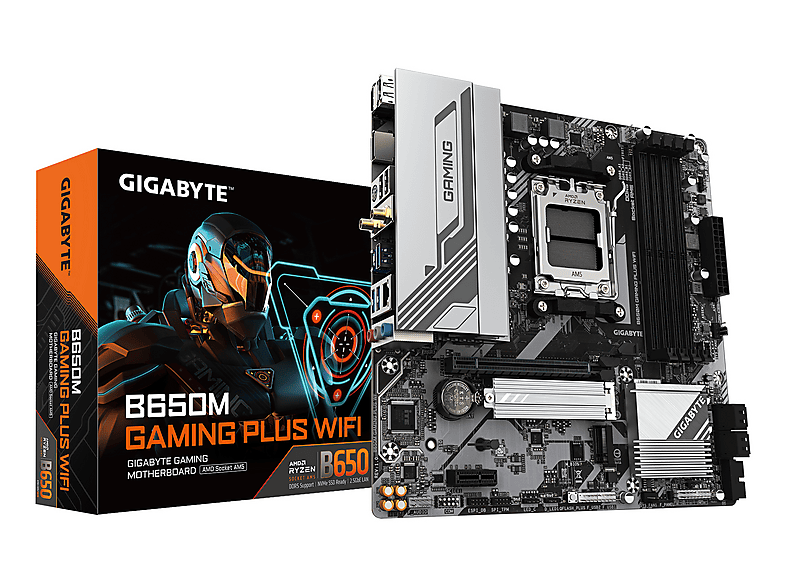 GIGABYTE B650M Gaming Plus Wi-Fi 8000mhz(OC) M.2 AMD B650 DDR5 mATX Anakart