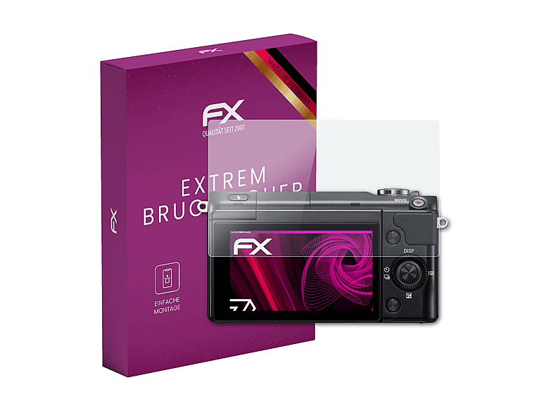 AtFoliX Hybrid-Glass Panzerfolie Für Sony NEX-7 – 9H Härte, Made In Germany