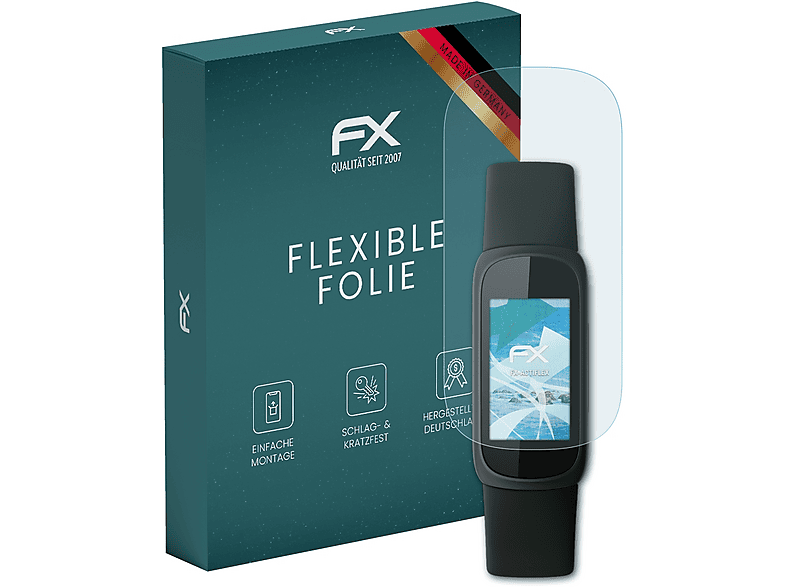 ATFOLIX 3x FX-ActiFleX Displayschutz (für Fitbit Inspire 3)