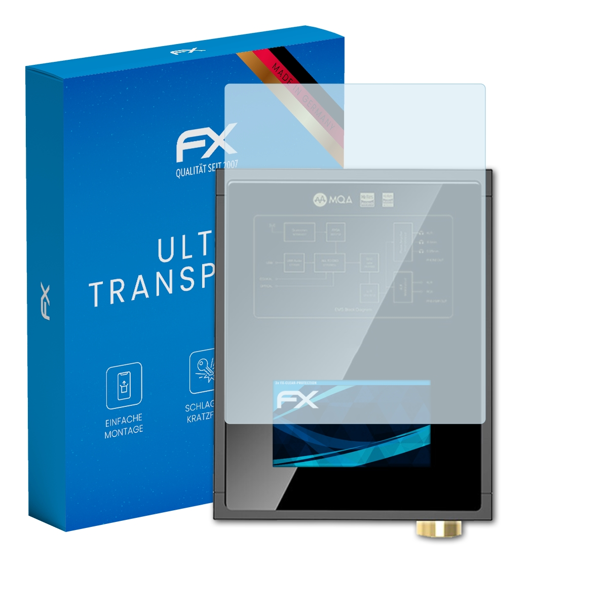 AtFoliX FX-Clear Pellicola Protettiva Per Display Doro PhoneEasy 410gsm – Trasparente Anti Graffio, Taglio Laser, Made In Germany