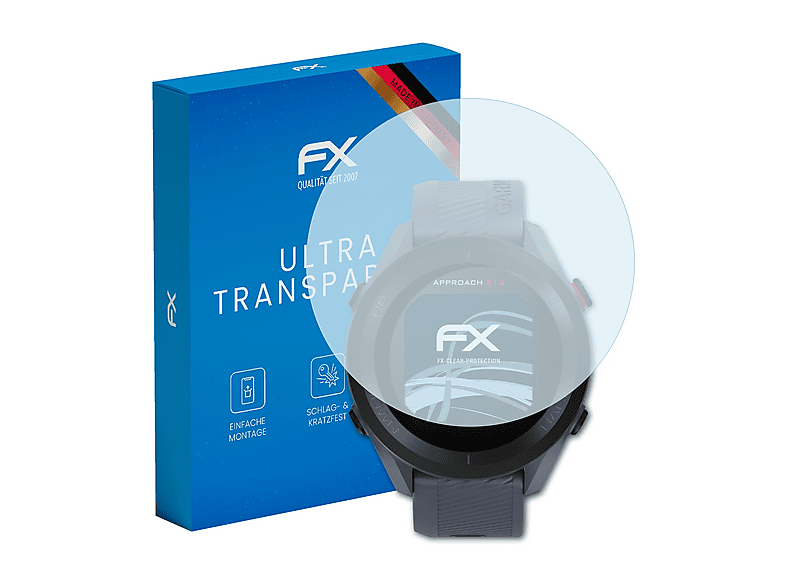 ATFOLIX 3x FX-Clear Displayschutz (für Garmin Approach S12)