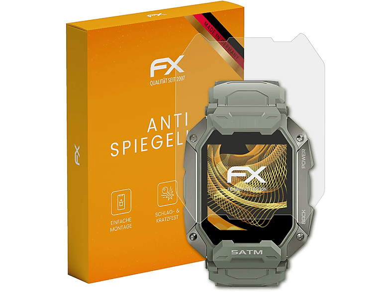 ATFOLIX 3x FX-Antireflex Displayschutz (für Kospet Tank M1)