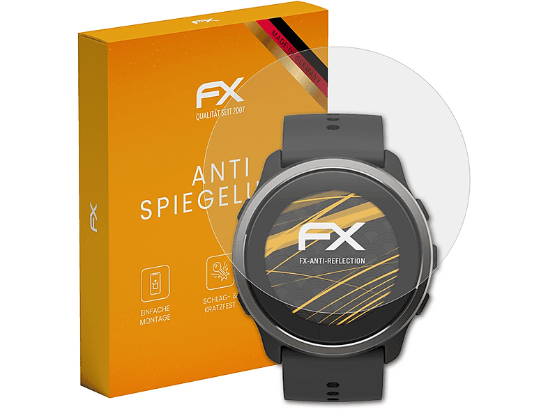 ATFOLIX 3x FX-Antireflex Displayschutz (für Suunto 5 Peak)