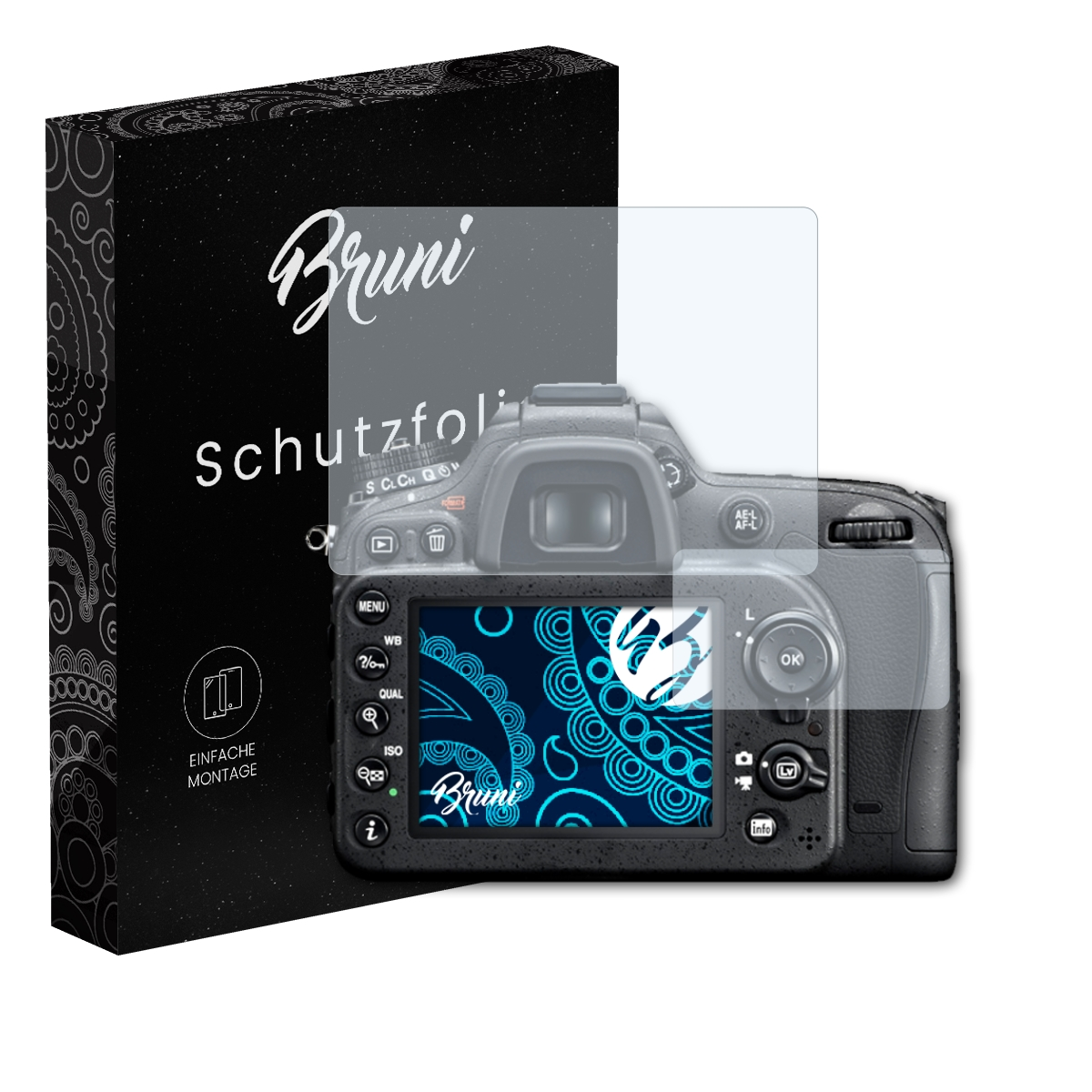 Bruni Schutzfolie Für Nikon Df – Glasklar, Kratzfest, 2 Stück, Made In Germany