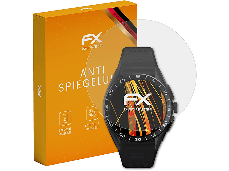 ATFOLIX 3x FX-Antireflex Displayschutz (für TAG Heuer Connected Calibre E4 (45mm))