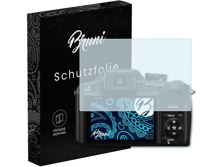 Bruni Schutzfolie Für Panasonic Lumix DMC-FZ45 – Glasklar, 2 Stück, Made In Germany