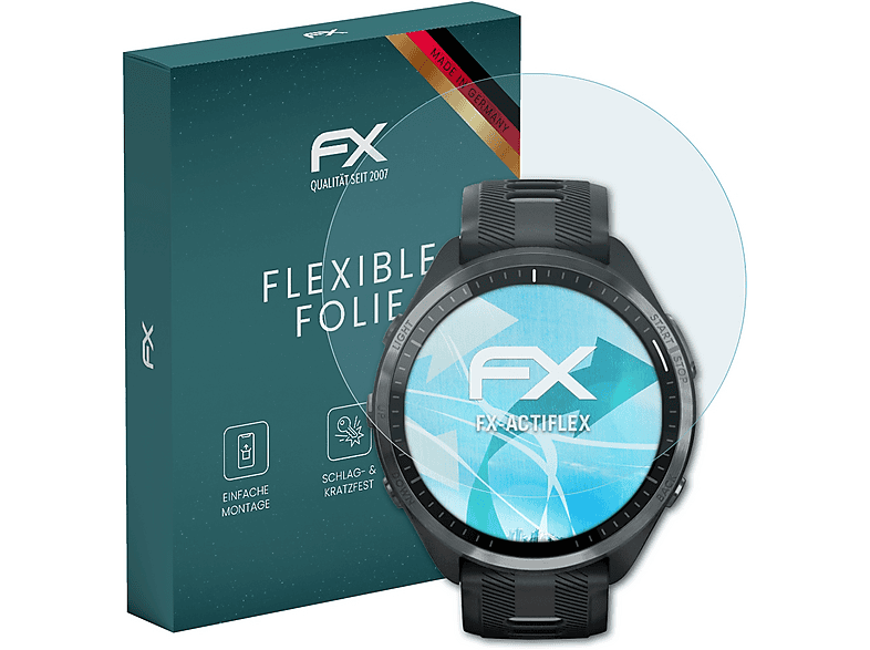 ATFOLIX 3x FX-ActiFleX Displayschutz (für Garmin Forerunner 965)