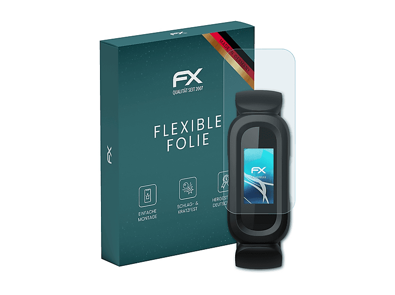 ATFOLIX 3x FX-ActiFleX Displayschutz (für Fitbit Ace 3)