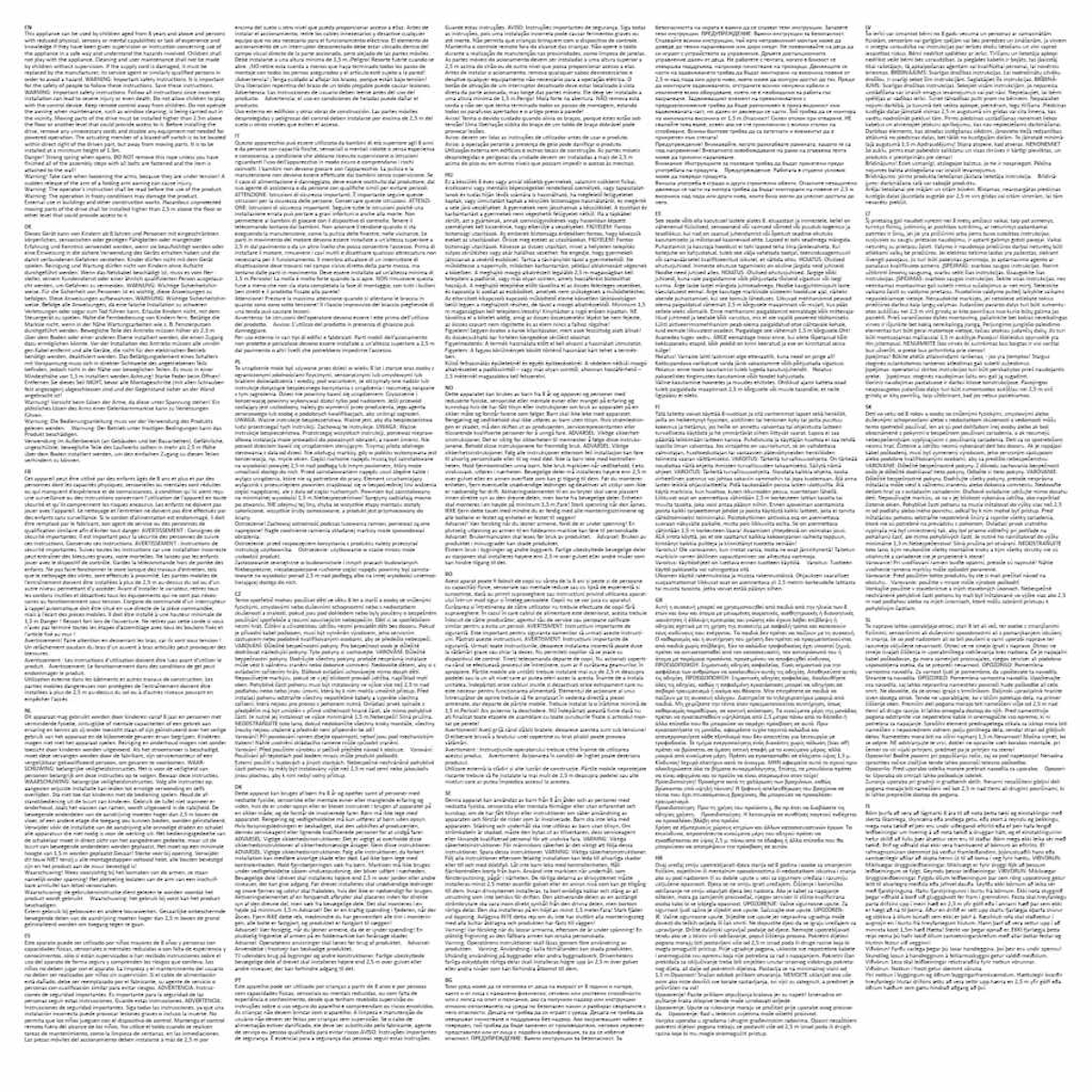 Eine Seite Text mit vielen Absätzen.