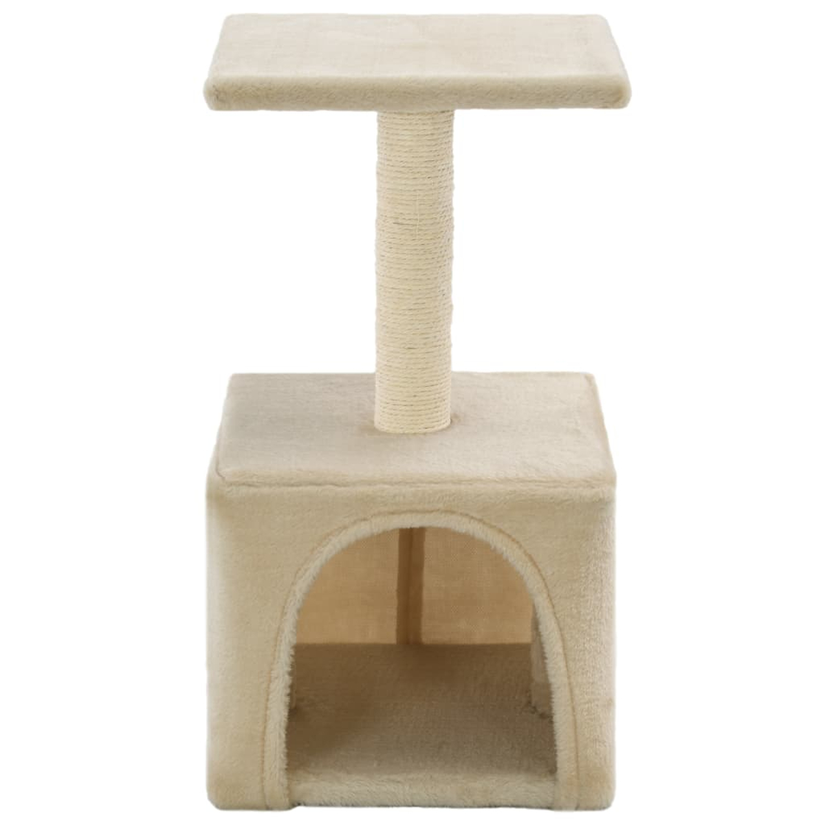 Katzenbaum mit Höhle, Pfosten und Plattform.