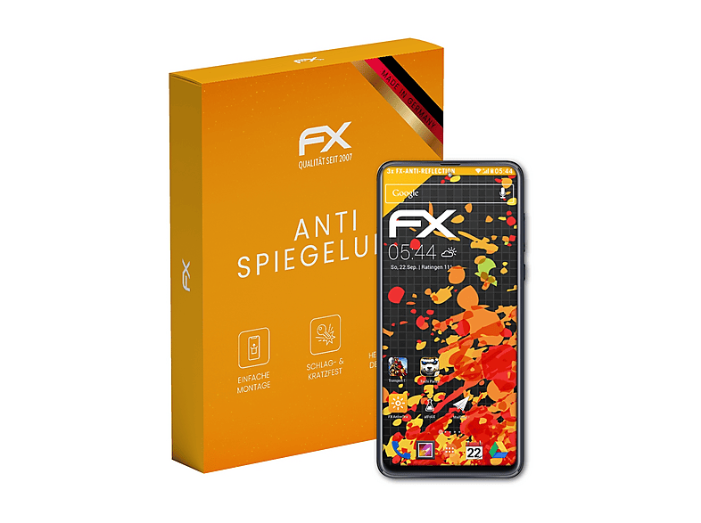 Pellicola Protettiva Antiriflesso AtFoliX Per T-Mobile Pulse – Made In Germany, Taglio Laser, 3H
