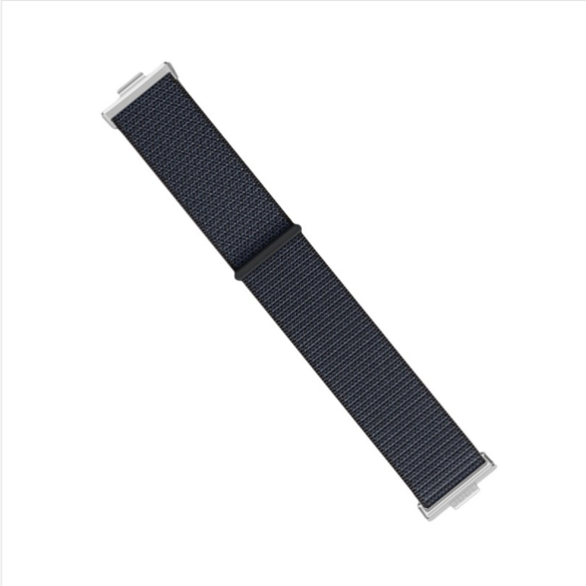 Cinturino blu scuro. Dettagli neri. Attacchi fibbia argento.