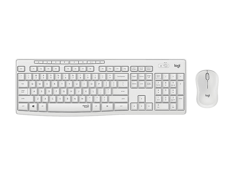 Zestawy klawiatury i myszy LOGITECH 920-009821 Biały MediaMarkt