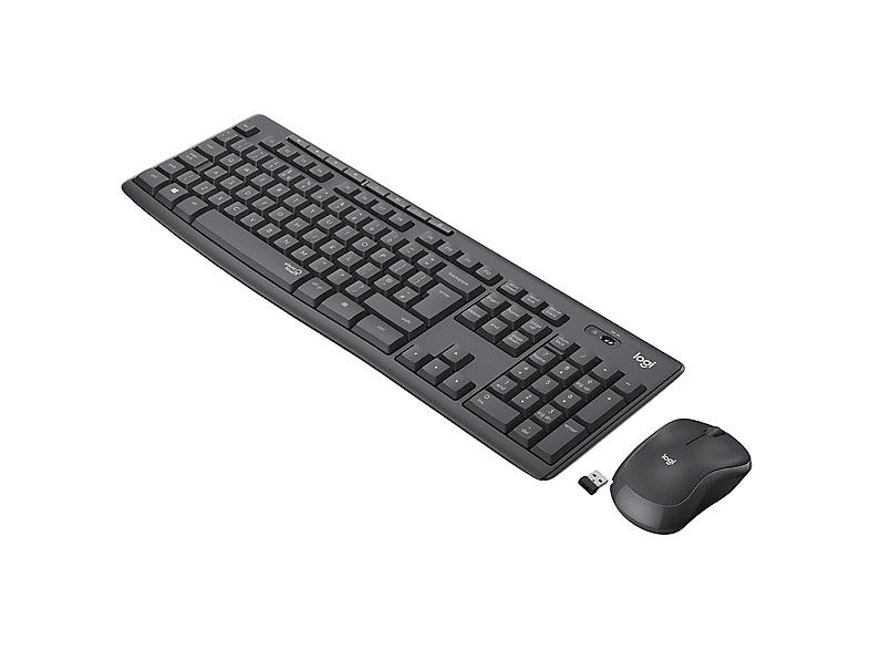 Pack Teclado + Ratón | LOGITECH 920-009797, Alámbrico, idioma: IT, Gris ...