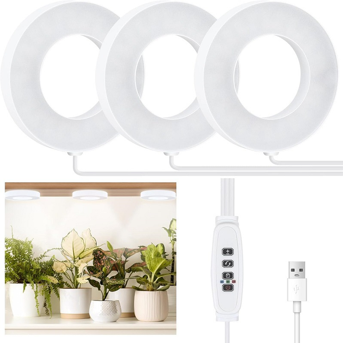KINSI LED,Pflanze,Wachstum,Vollspektrum,Deckenleuchten Pflanzenlampe warmes  Licht | MediaMarkt