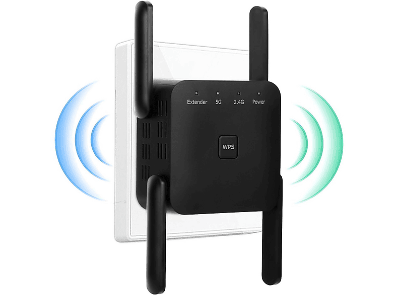 WiFi-extender, Internetsignaalversterker voor Thuis, op Kantoor, Wifi