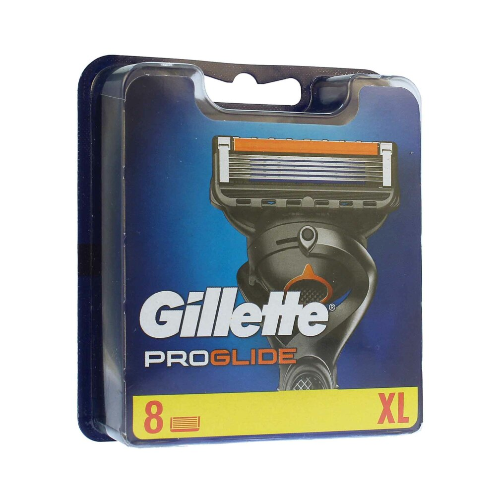 Confezione di cartucce per rasoio Gillette Proglide XL, contenente otto lame.