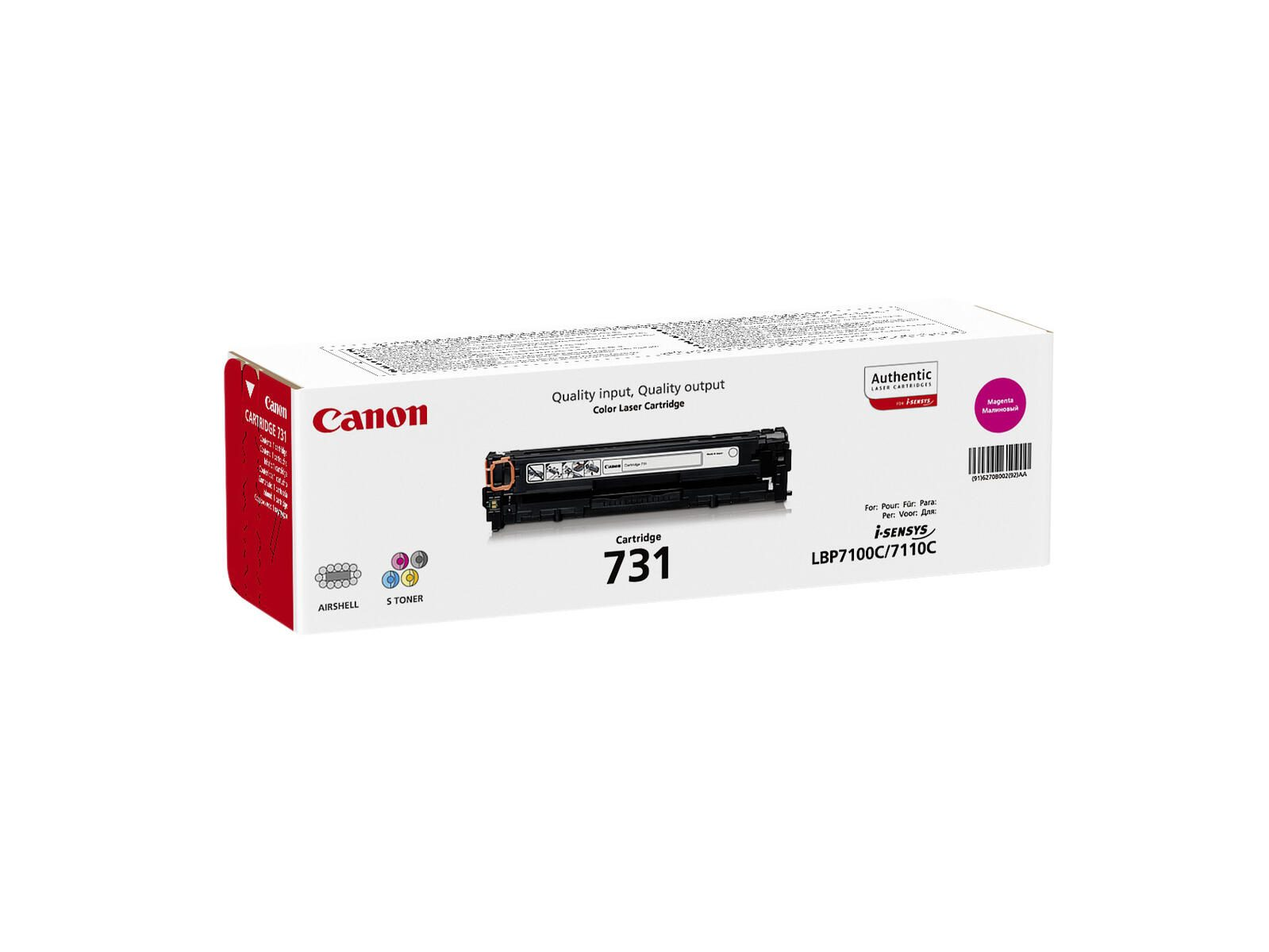 CANON 731M TONER KARTUS Lazer baskı Kırmızı