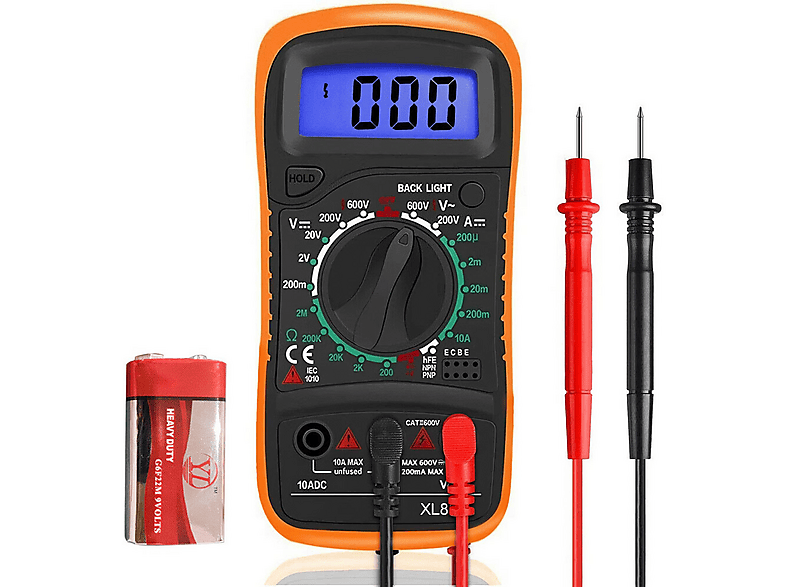 COSYHOMES AC/DC 600V 10A Widerstand Diodentest Multimeter | MediaMarkt