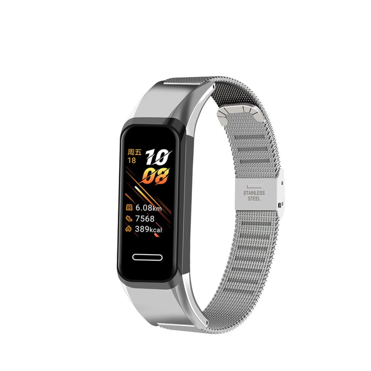 CINTURINO INF Cinturino per Huawei Band 8/7/6 Argento,