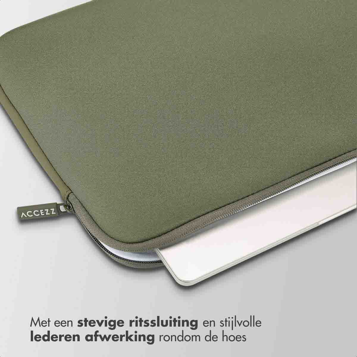 Laptop case with zipper, showing the side of a laptop inside.