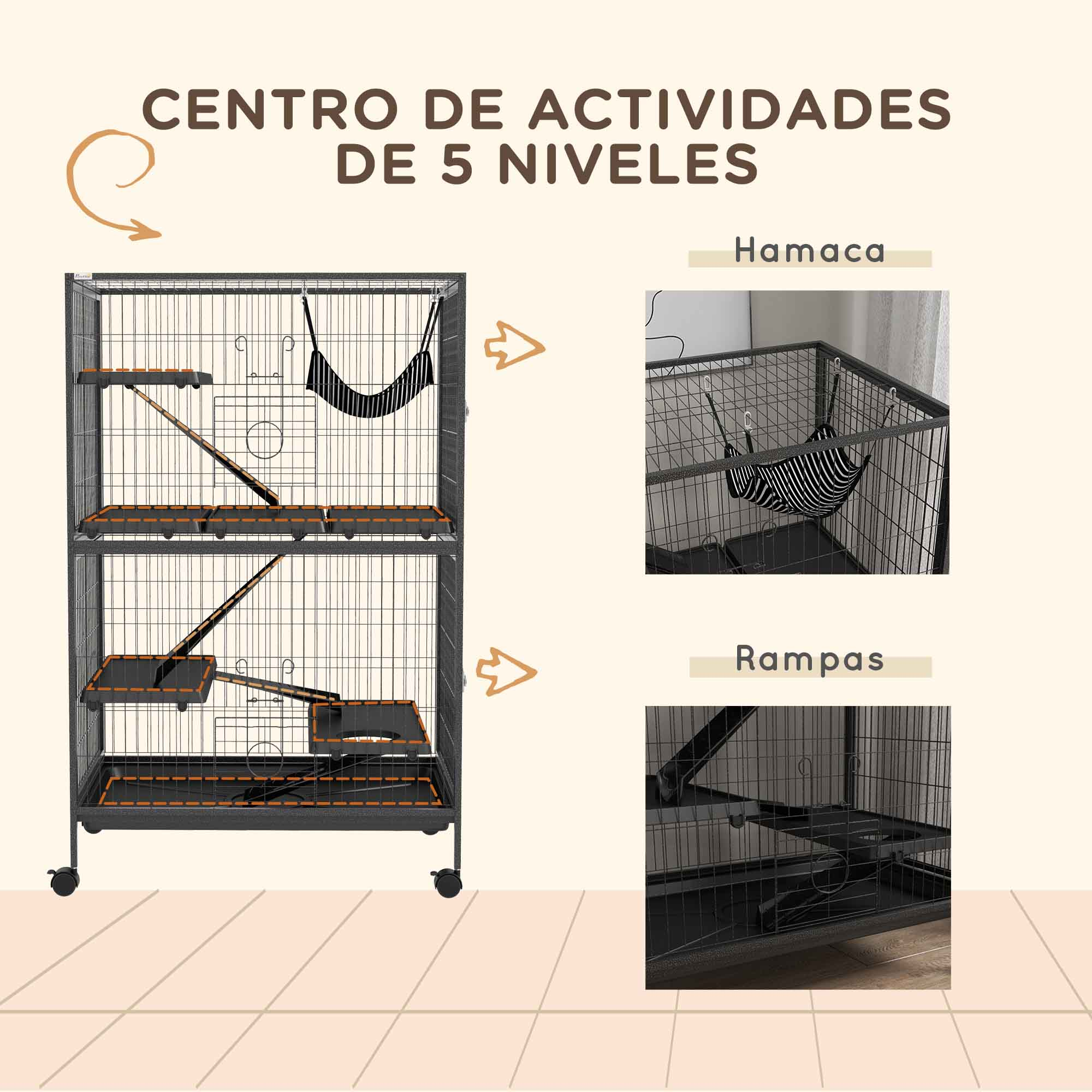 Una caseta de gallinas cuenta con un pestillo, múltiples puntos de entrada y un diseño blanco y negro con techo verde.
