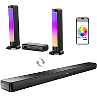 MediaMarkt ULTIMEA Apollo S70 - 2025 Innovatieve 180W 5.0ch Soundbar met APP-Bediening en RGB-Verlichting Soundbar Zwart aanbieding