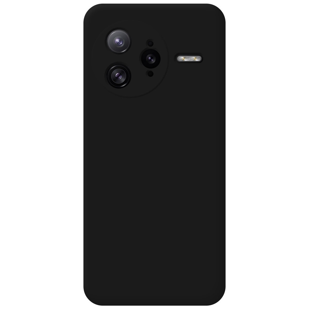Custodia nera con modulo fotocamera.