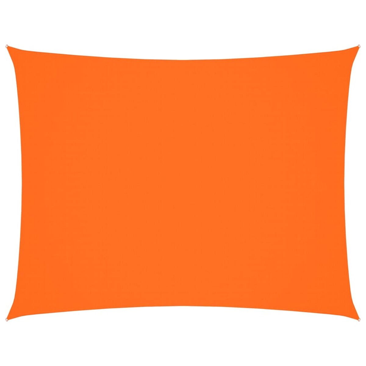 Una tenda da sole rettangolare arancione.