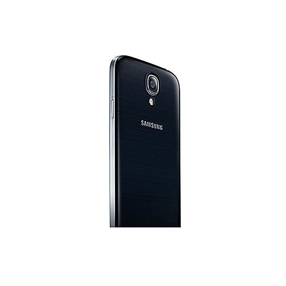 Rückseite eines schwarzen Samsung-Telefons mit Kamera und Samsung-Logo.