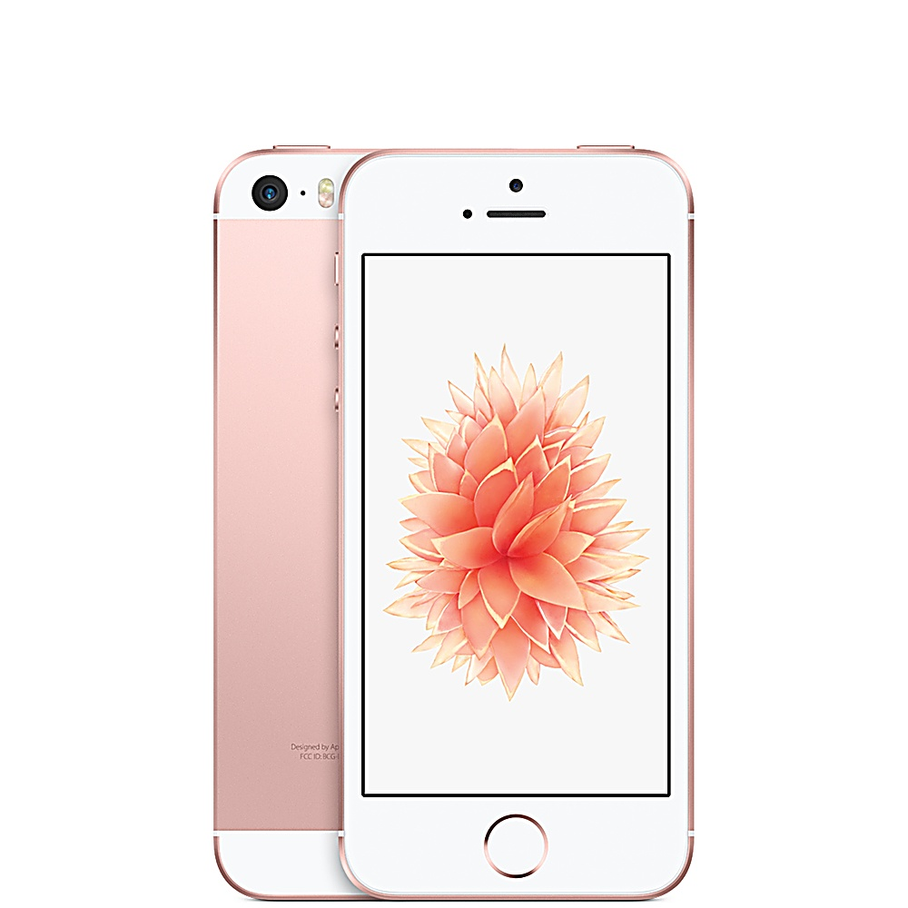 Due telefoni, uno bianco, uno oro rosa, con un'immagine floreale sullo schermo bianco, isolati su bianco.