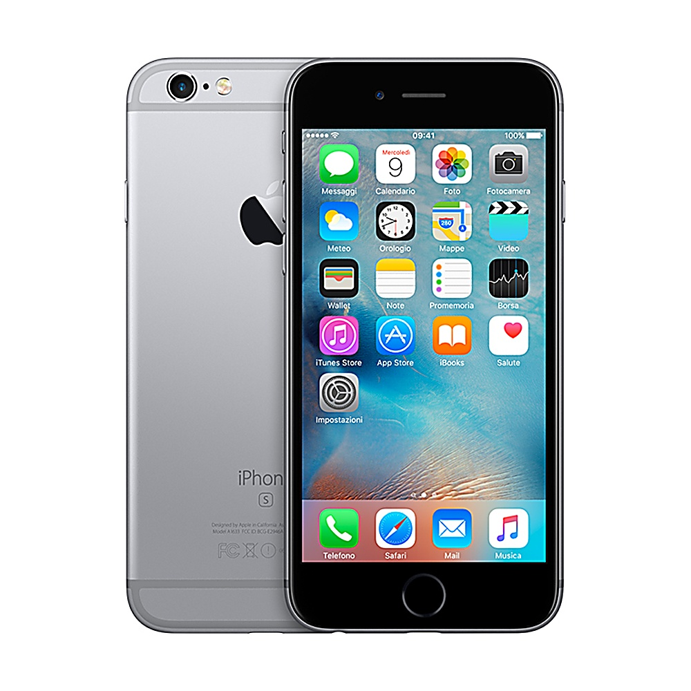 Due iPhone su sfondo bianco. Uno è argento e l'altro nero.