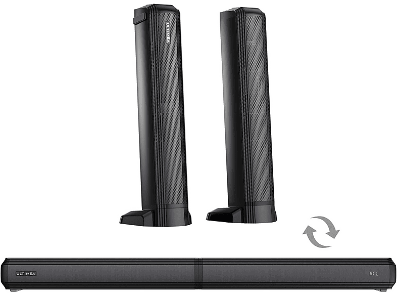 ULTIMEA Apollo S40 | 2.2ch Teilbare 2-in-1, Soundbar, Schwarz | MediaMarkt